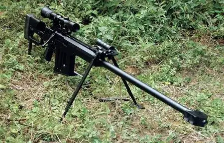 中国88式狙击步枪200米距离弹着散布为硬币大小