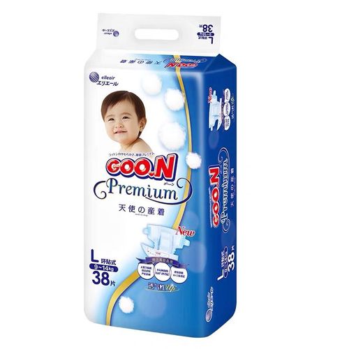 日本大王天使环贴式纸尿裤l38