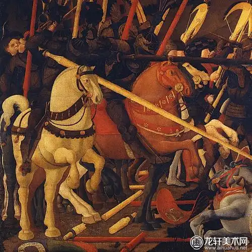 极富现代感,其中马屁的绘制与毕加索的《格列尼卡》有些相似的感觉