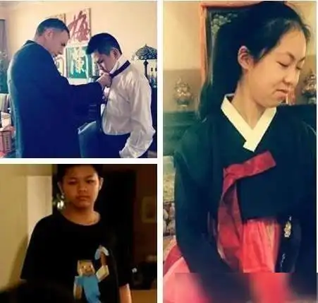 金星带家人理发做美甲儿子侧颜超帅女儿穿着朴素似路人