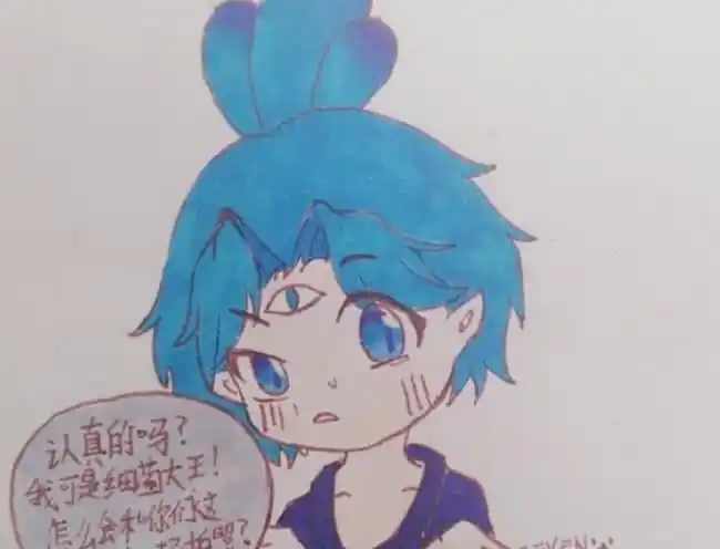 喜羊羊与灰太狼:网友手绘角色,冰冰羊颜值逆天,细菌