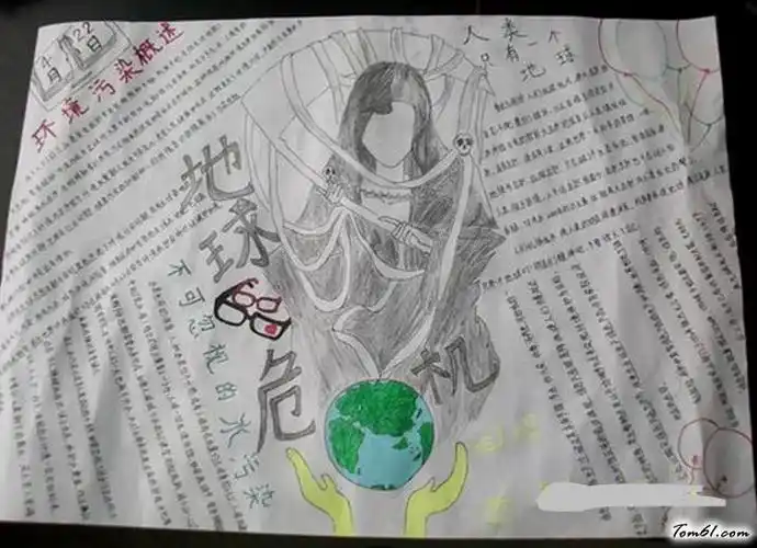 22世界末日手抄报 世界之最手抄报