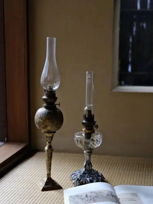 唐物一器欧洲铜制老油灯