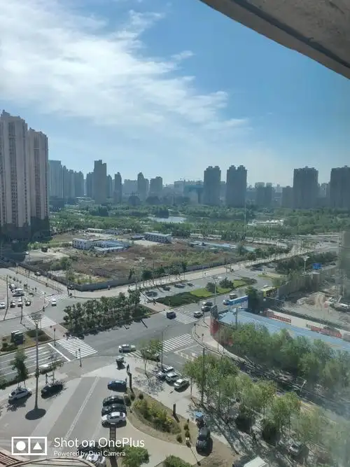 自己家楼下和楼上拍的,还可以哦!