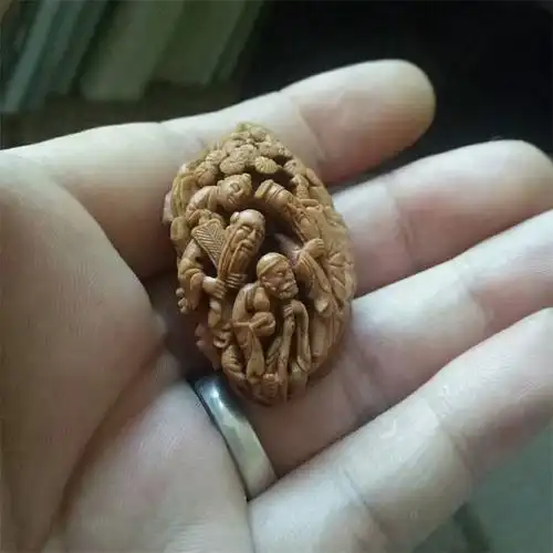 韩吉照 核雕 核雕人物 八仙 | 石雀故事