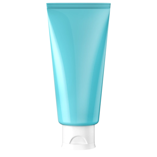 c4d蓝色洗面奶产品免抠元素