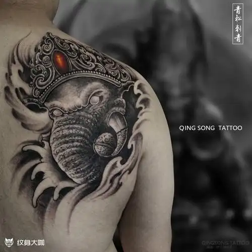 便提升财运的纹身男人后背纹身招财能带来财运的纹身提升财运的纹身