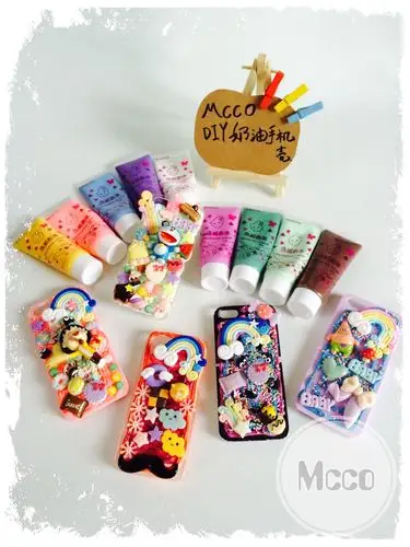 mcco 原创diy奶油手机壳
