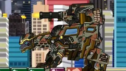 组装机械装甲龙变身装甲车游戏