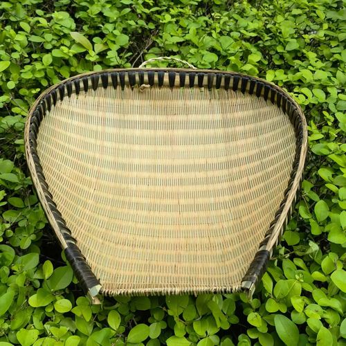 洗菜竹编编制品竹筲箕手工簸箕菜篮子火锅饭店竹编