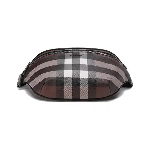 博柏利巴宝莉burberry男款织物聚氨酯胸包斜挎包腰包80528061