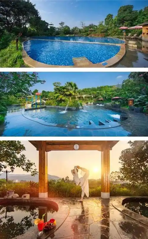 云浮新兴龙山温泉赠138元礼盒100元餐券泡泉喝茶林中氧生61六祖故里