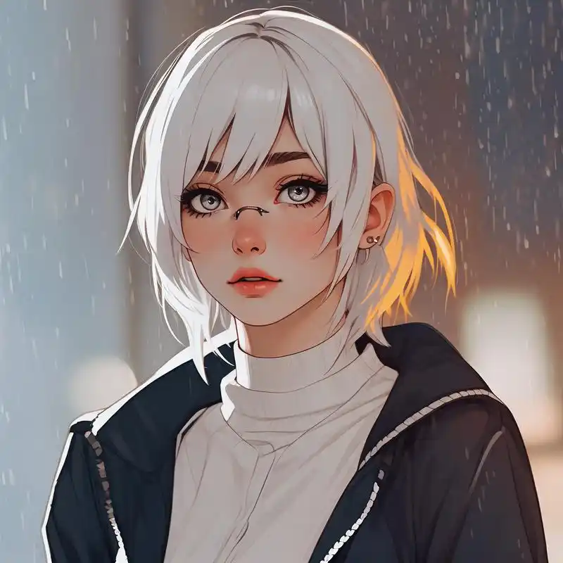 94ins风动漫女头模糊感好绝95