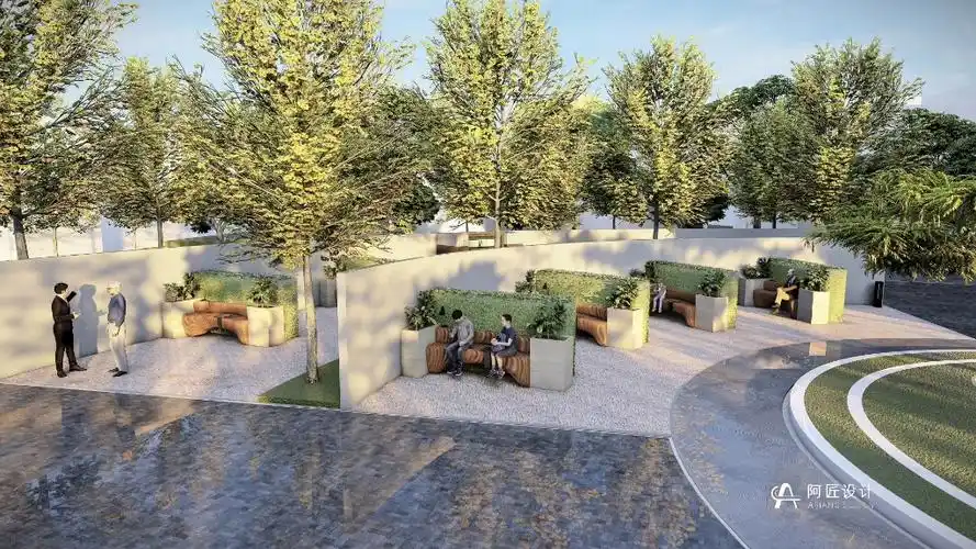 广场景观设计lumion效果图案例分享