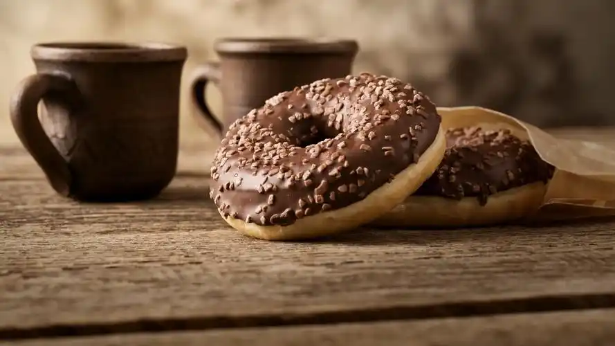 精致美味的甜甜圈图片桌面壁纸_美食壁纸_壁纸下载_美桌网