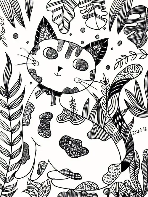 线条练习14板绘