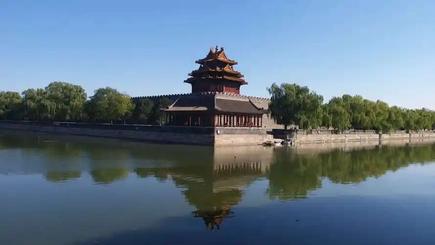 故宫角楼,这个视角的一年四季都很美.