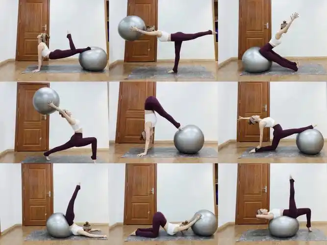 球瑜伽  #瑜伽球  瑜伽女孩97