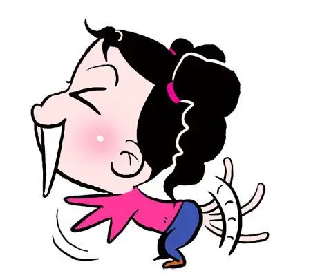 摇尾巴# #妞妞淘# #表情# #可爱# #搞笑# #卡通# #动漫