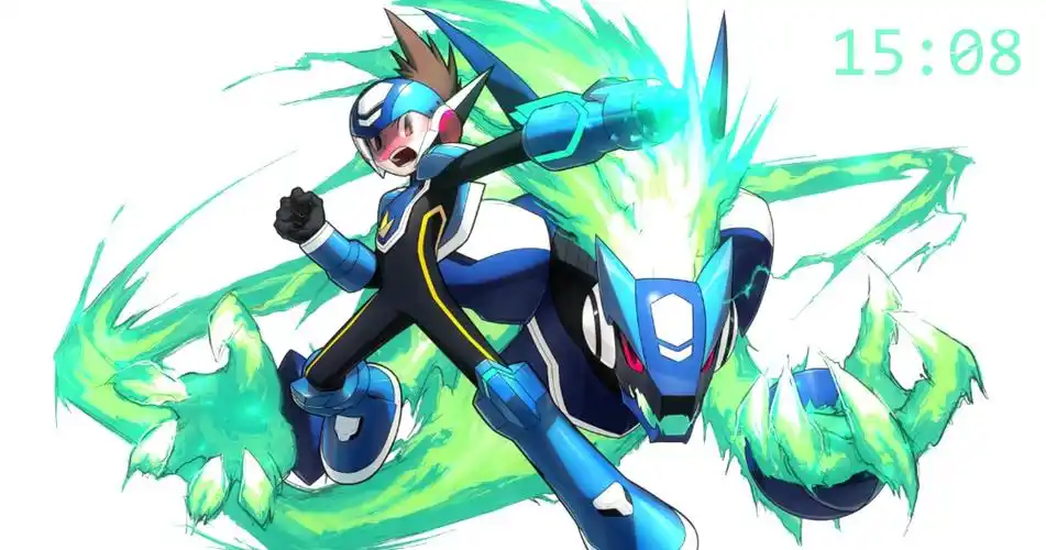 wallpaperengine流星洛克人精美记时动态壁纸