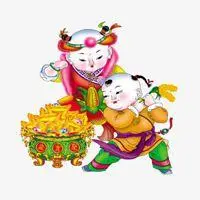 金童玉女年画情侣头像_微信头像图片大全