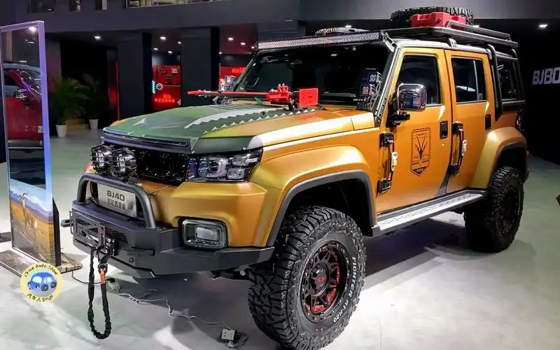 2023款北京bj40可可西里改装版,外观与内饰静态体验