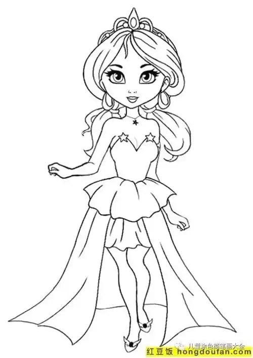 超萌超简单卡通女孩画法可爱(109张超极简案的q版娃娃小女生小姐姐