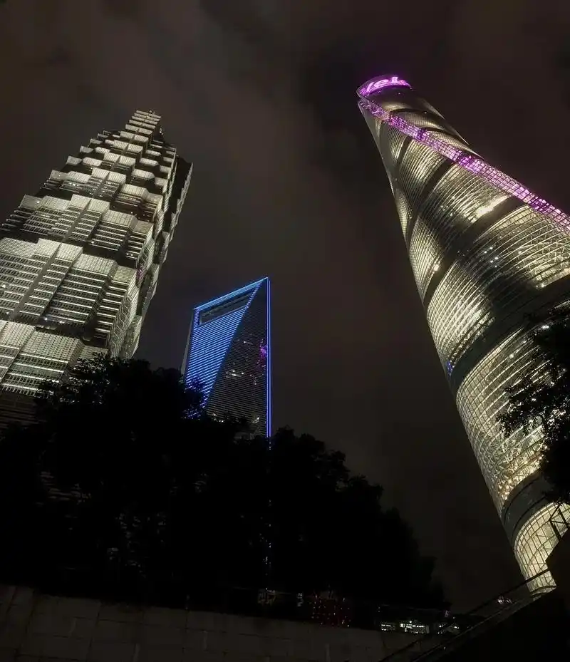 上海#中国第一高楼 #城市上空 #陆家嘴夜景 - 抖音