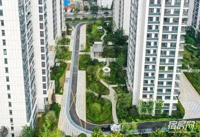 金皖·水墨兰庭小区实景(2021年8月航拍)