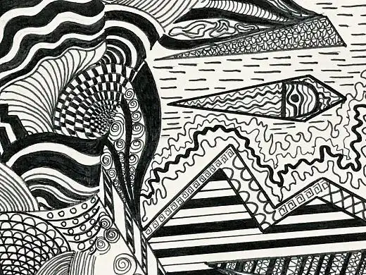 创作纯艺术-绘画2787276乱逗5年前点线面构成～在校作品啦～插画-创