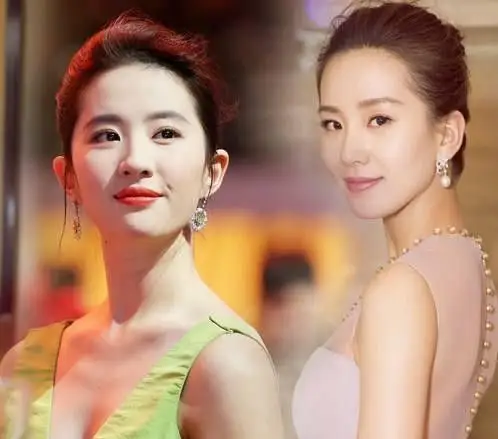 刘亦菲与刘诗诗同框, 瞬间被秒成渣, 没对比就没伤害