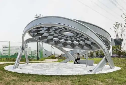 韩国松木太阳能发电构筑物