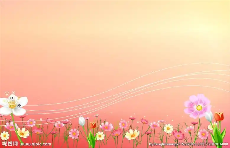 暖色花设计图__广告设计_广告设计_设计图库_昵图网nipic.com