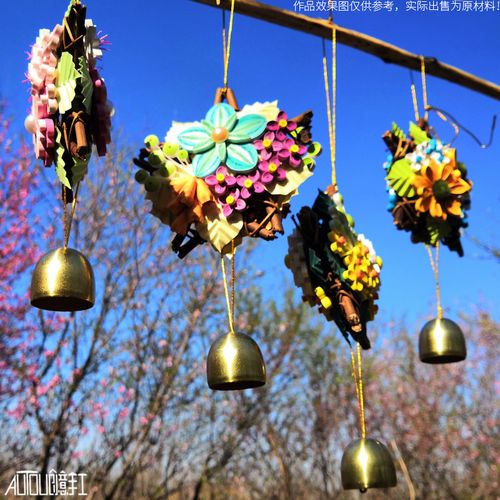 节日团建礼物衍纸风铃汽车挂件手工diy材料包送老师员工伴手礼品