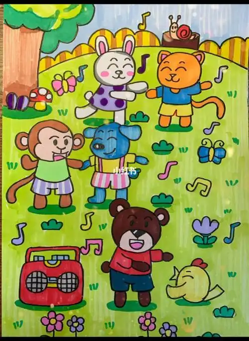 都跟我一起逛动物园92简笔画动物园简笔画教程出行去处