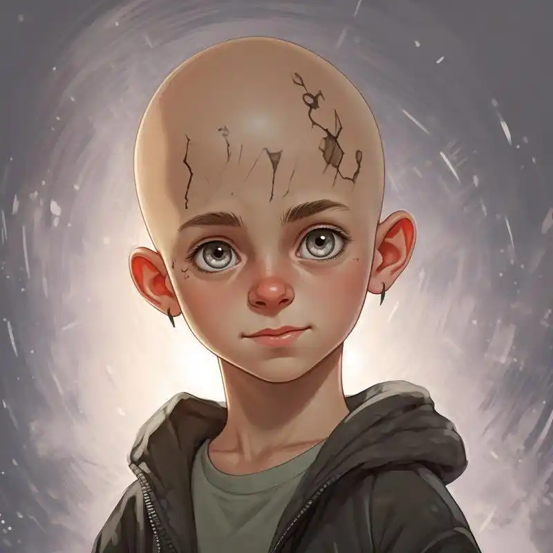 超酷光头卡通头像来啦90