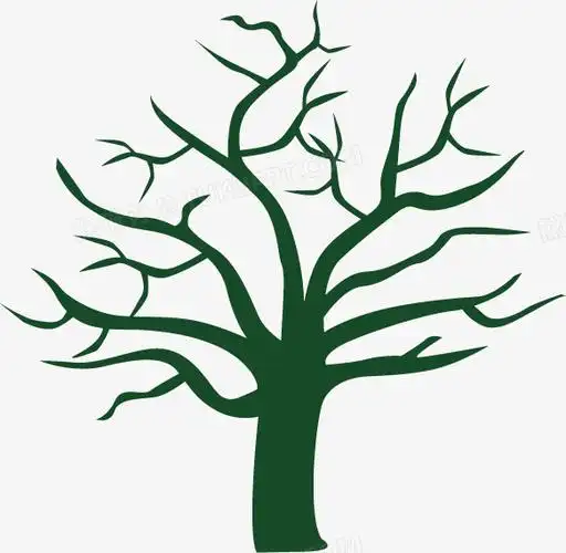 在整个配色上使用绿色作为基础色调,设计了树干,树枝等元素,卡通效果