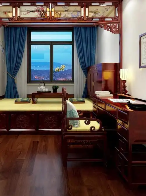 卧室中式装修禅意设计,打造一个静心,雅情的理想之地