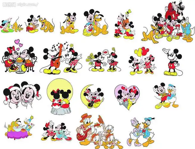 快乐的米老鼠设计图__其他_人物图库_设计图库_昵图网nipic.com