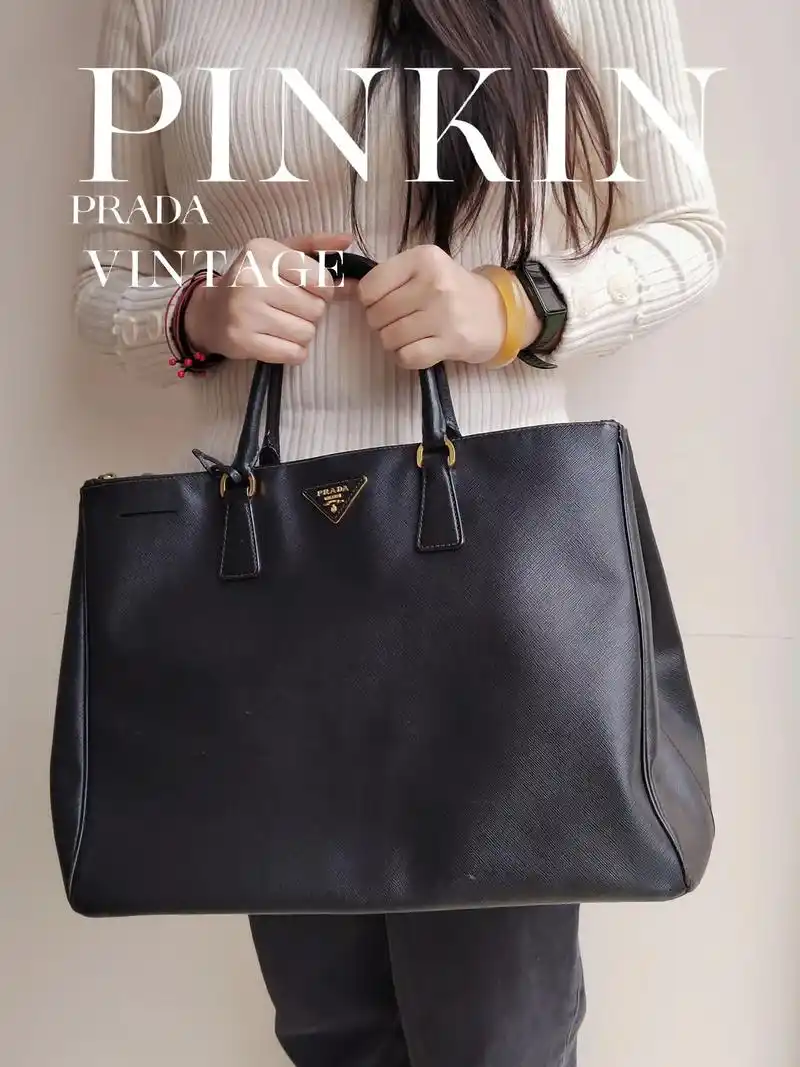 prada普拉达黑色杀手包40