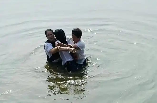 花季少女雷州西湖水库轻生,两名"女飞鱼"联袂成功施救!