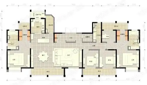 和风雅颂大平层位于小区哪个位置和风雅颂大平层户型解析