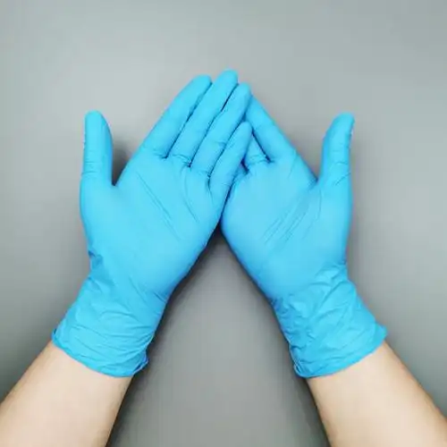 玉手pvc一次性防护工业牙科检查餐厨家务美容p手套无粉透明100只玉手