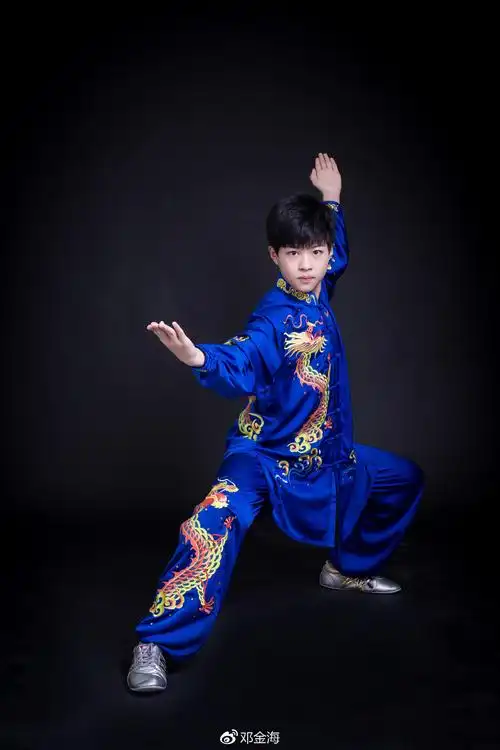 功夫童星谷文泽,武术服写真集