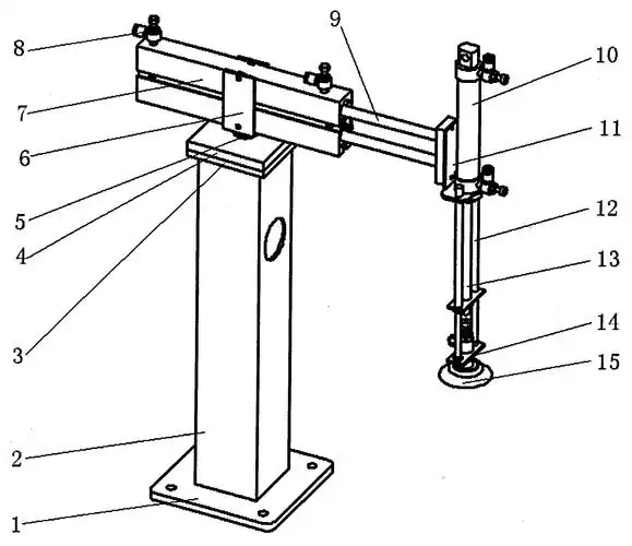 一种气体吸盘式机械手