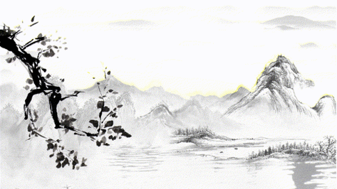 如何使用ppt制作水墨梅花开的动画效果?