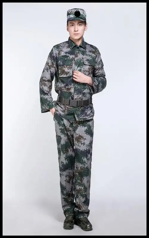 配发丛林数码迷彩服套装陆款作训服正品07式户外军训军迷
