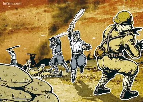 你大格局是怎么回事,我们实际上是告诉大家一群普通人在战争中的状态