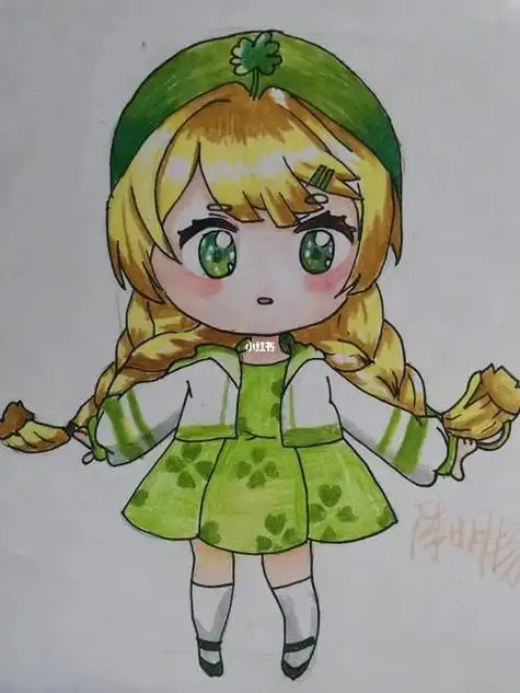 彩铅画动漫人物彩铅画动漫人物教程