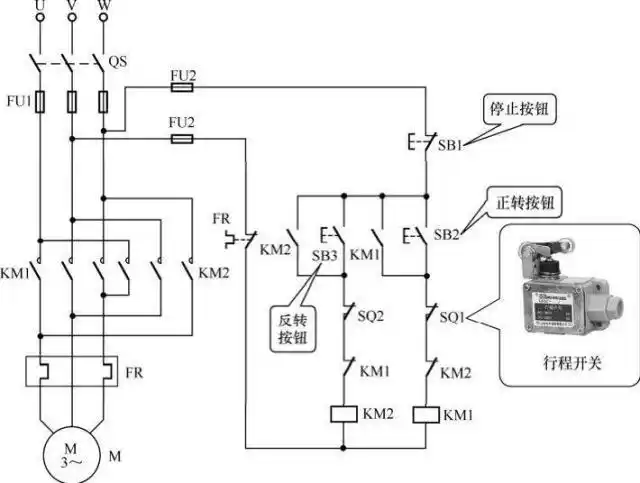 教你如何识读限位控制和循环控制电路